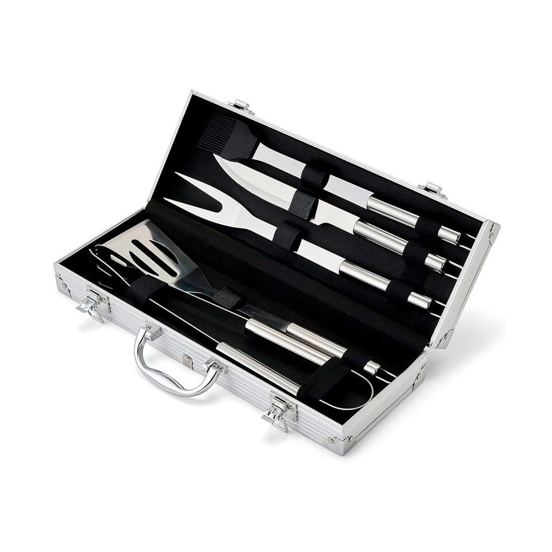 Coffret de 5 accessoires métal barbecue