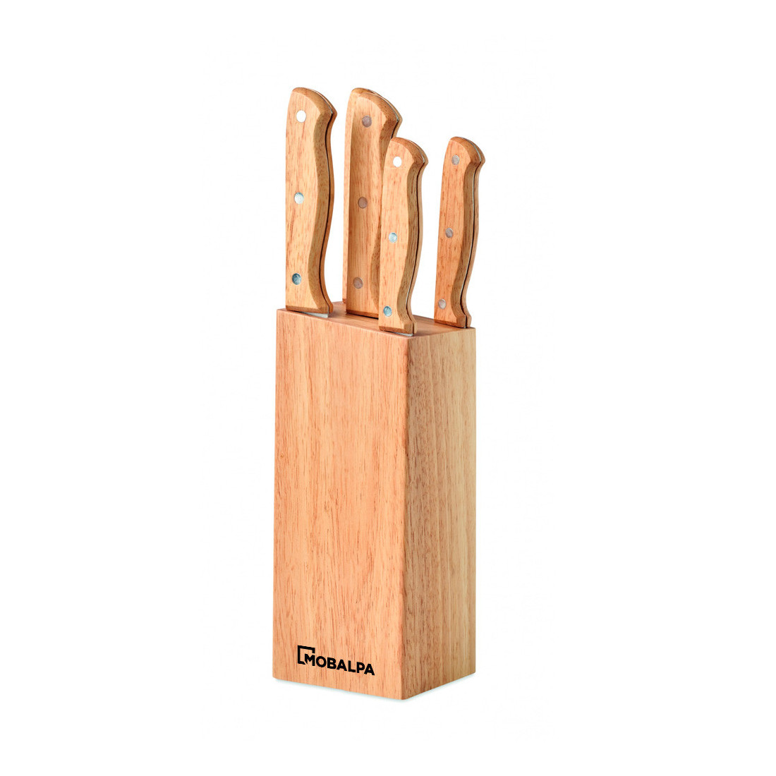Set de 5 couteaux en bois