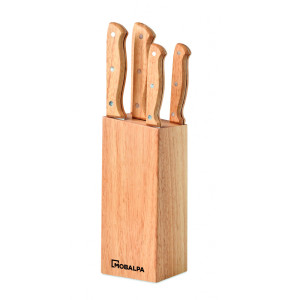 Set de 5 couteaux en bois